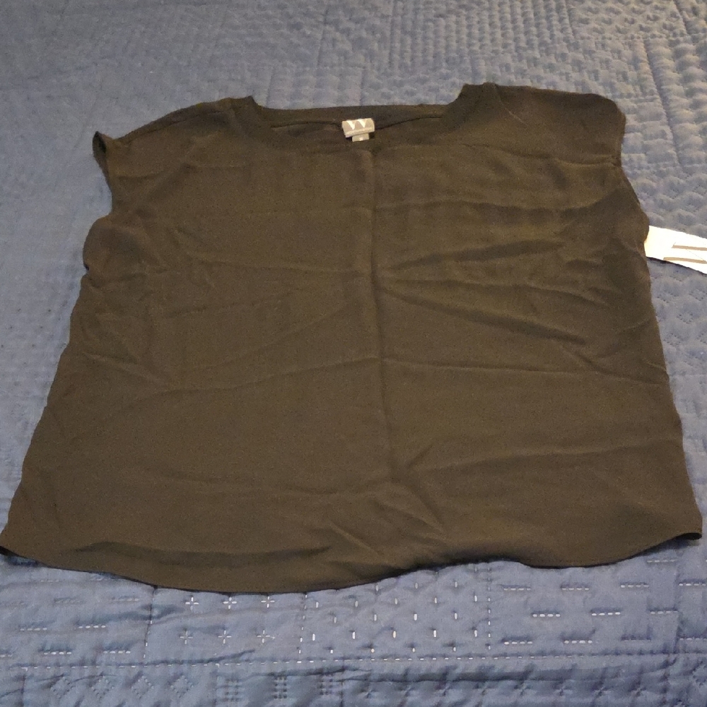 **FINAL SALE**NWT WORTHINGTON BLACK TOP-SIZE MEDIUM**DONATE 04/19**